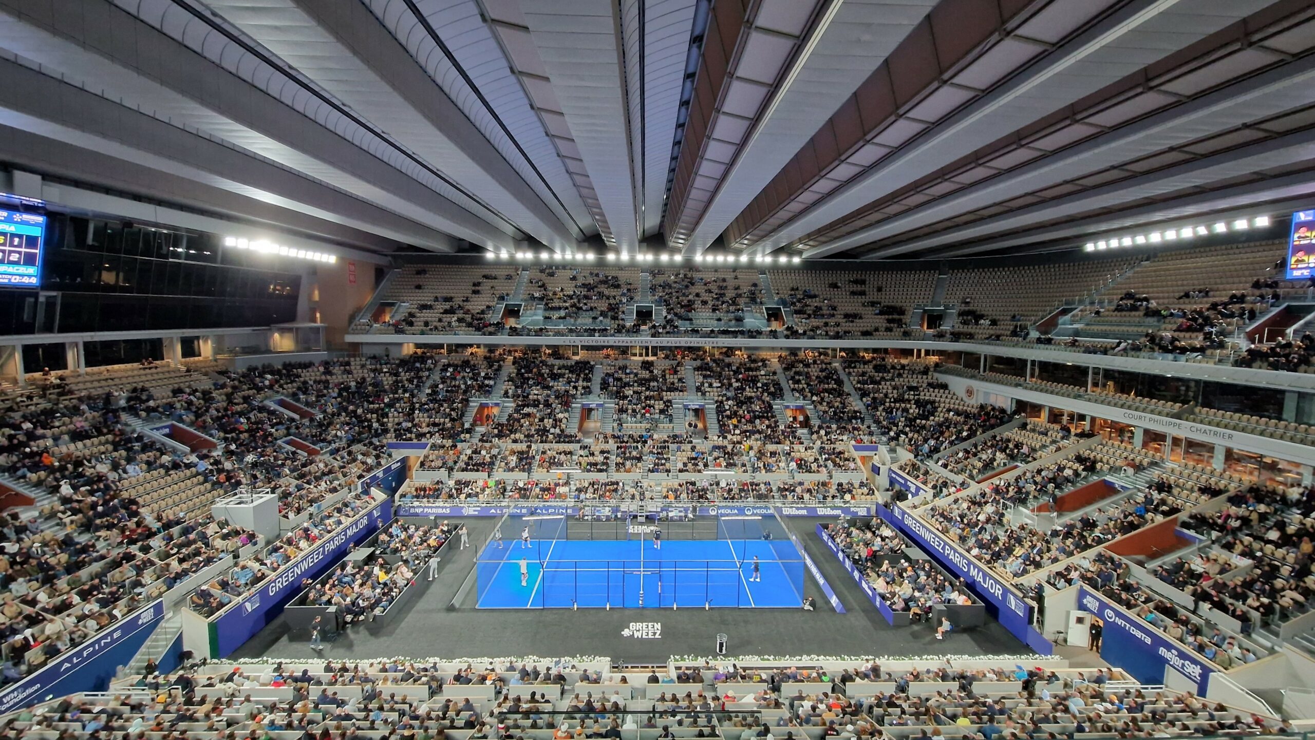 court chatrier paris major 2024 aps padel